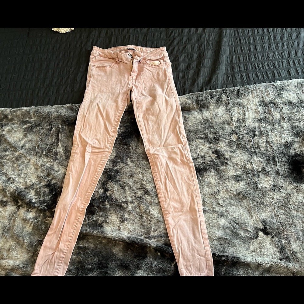 American Eagle Outfitters light pink jeggings